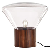 Mini "Muffins" Walnut Base Table Lamp by Lucie Koldova & Dan Yeffet