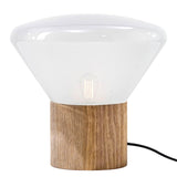 Medium "Muffins" Walnut Base Table Lamp by Lucie Koldova & Dan Yeffet