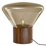 Mini "Muffins" Walnut Base Table Lamp by Lucie Koldova & Dan Yeffet