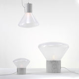Medium "Muffins" Oak Base Table Lamp by Lucie Koldova & Dan Yeffet