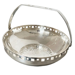 Jugendstil (Art Nouveau) Silver Bowl/Basket