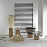 "Muffins" 853 Tall Table Lamp Triplex Opal by Lucie Koldova & Dan Yeffet