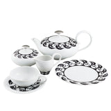 "Vogelkolonie" Tea Set Platinum by Koloman Moser & Ena Rottenberg