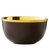 "Schubert" Champagne Bowl Charcoal Gray & Gold by Augarten