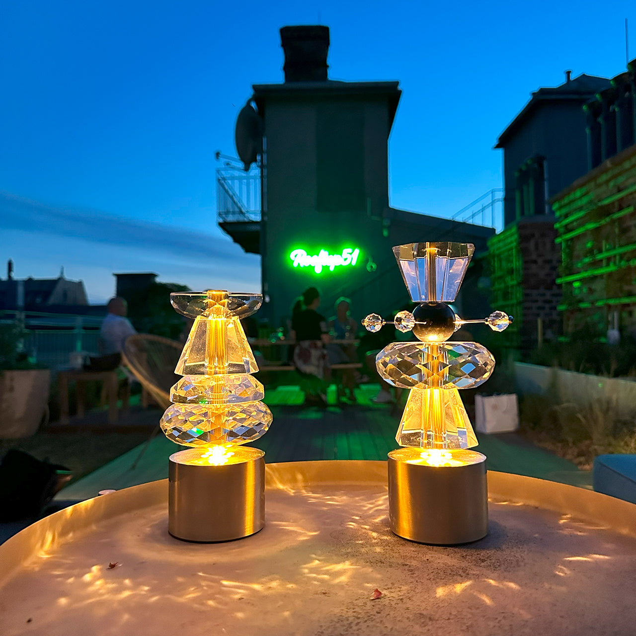 "Ground Control" Portable Table Lamp E by BCXSY