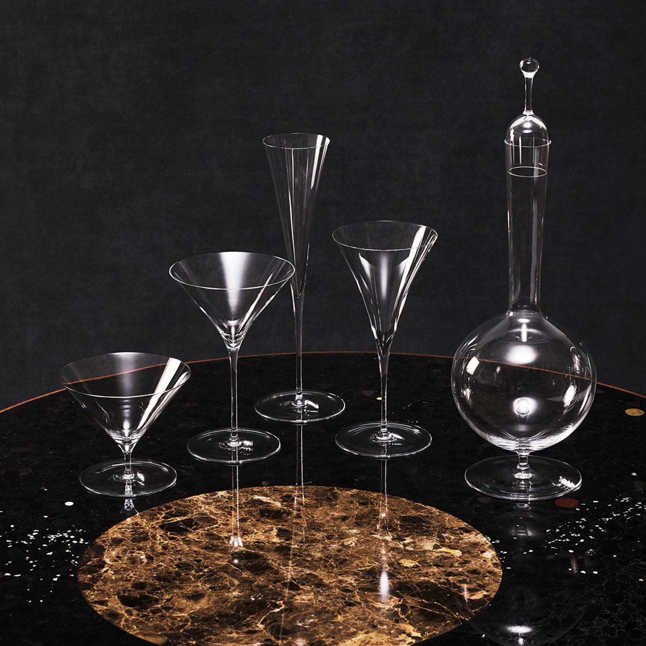 "Ambassador" Set No. 240 Decanter with Stopper by Oswald Haerdtl
