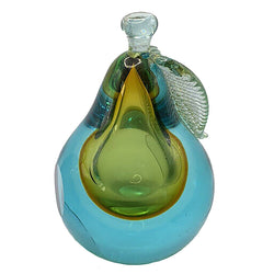 Murano Glass Pear Paperweight by Alfredo Barbini