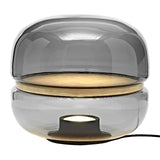 "Macaron" Small Table Lamp in Transparent Glass by Lucy Koldova