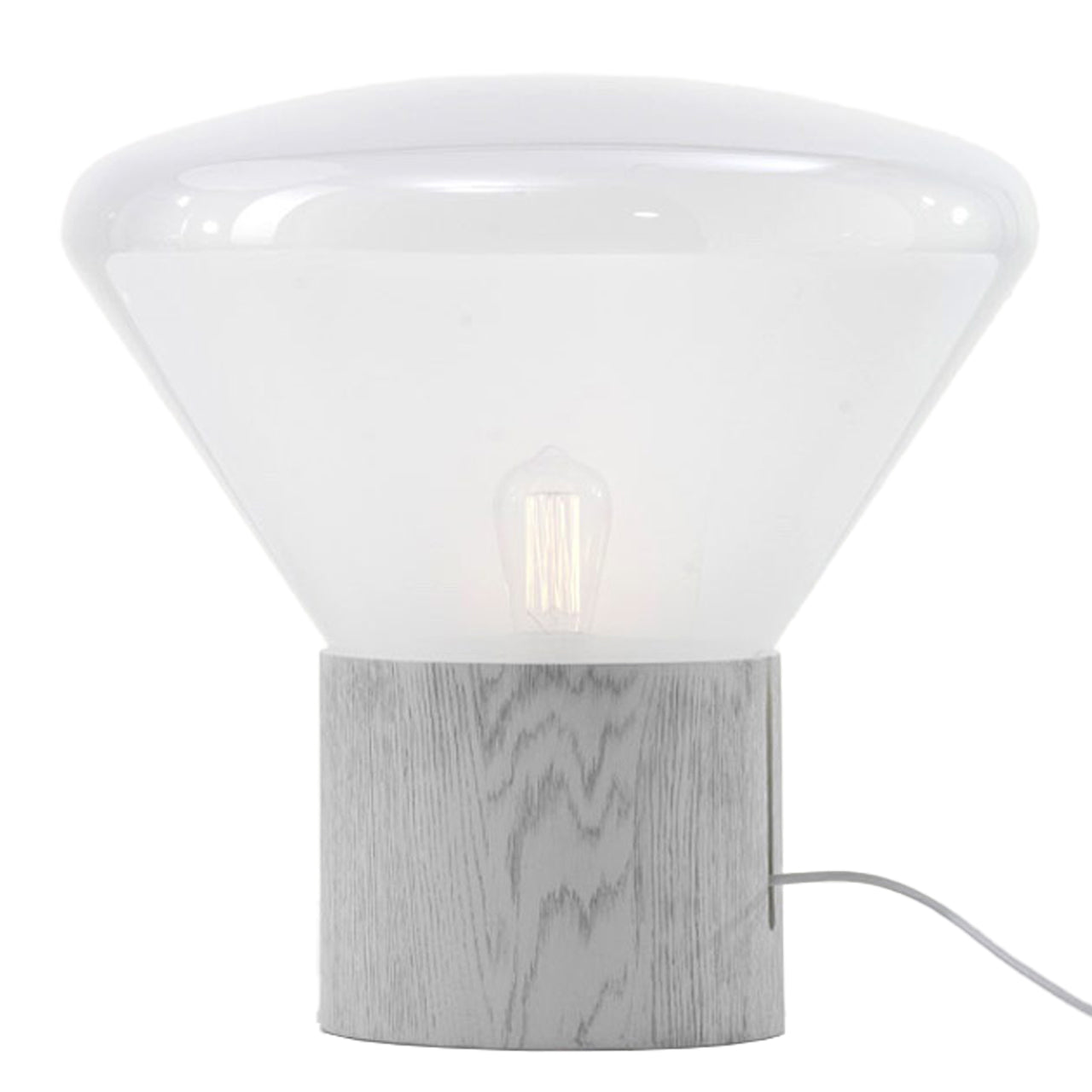 Mini "Muffins" Walnut Base Table Lamp by Lucie Koldova & Dan Yeffet