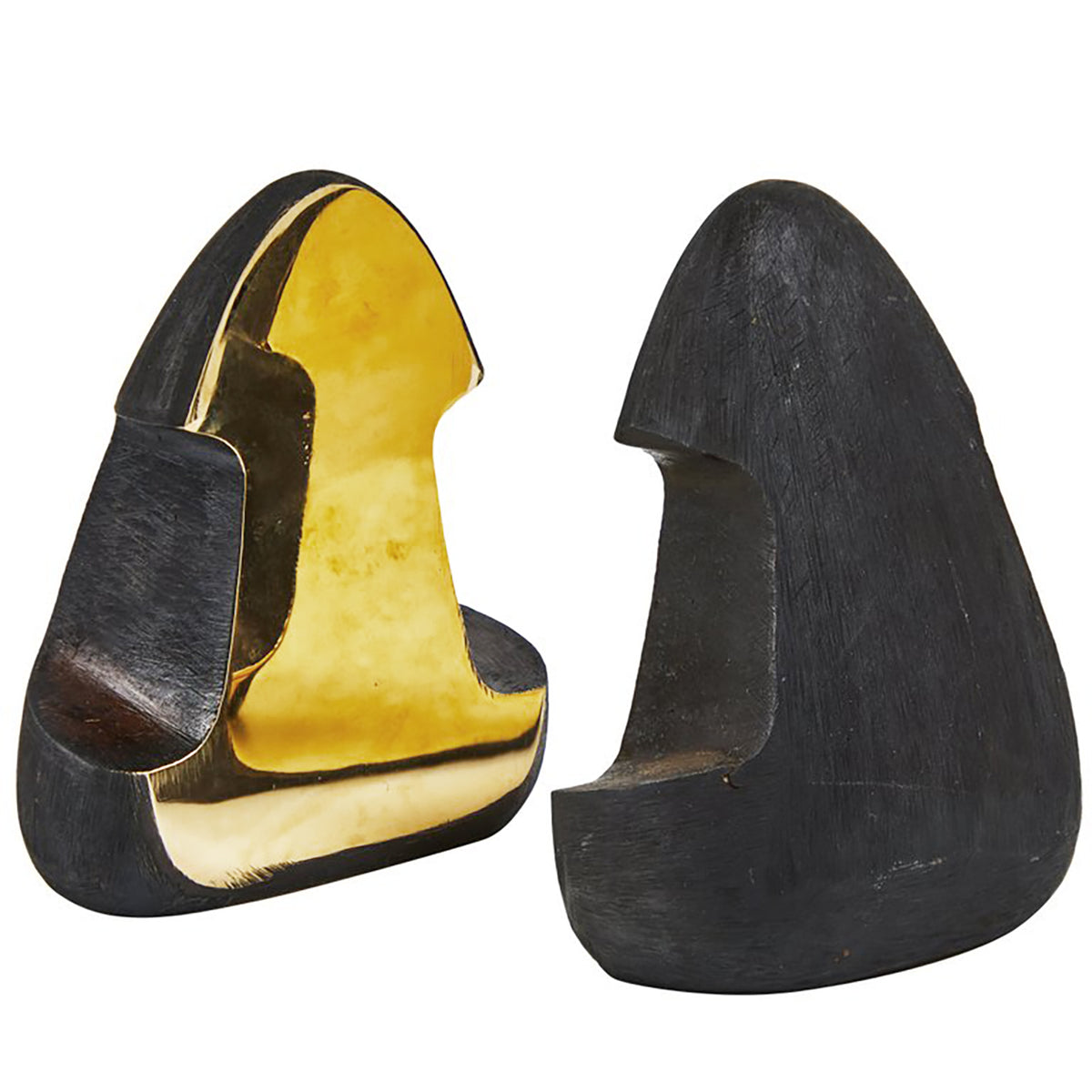 Pair of "Cello" Bookends #4637 in Patinated Brass by Carl Auböck (Copy)