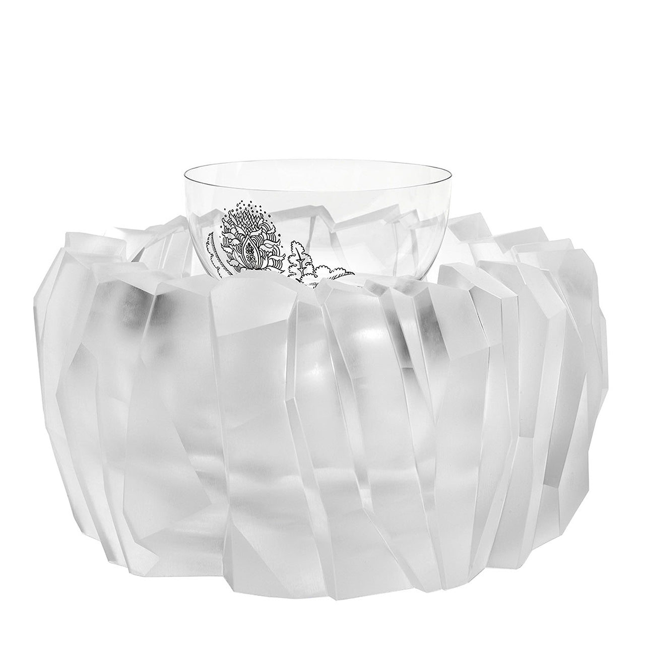 "Glacier" Large Bowl by Sebastian Menschhorn