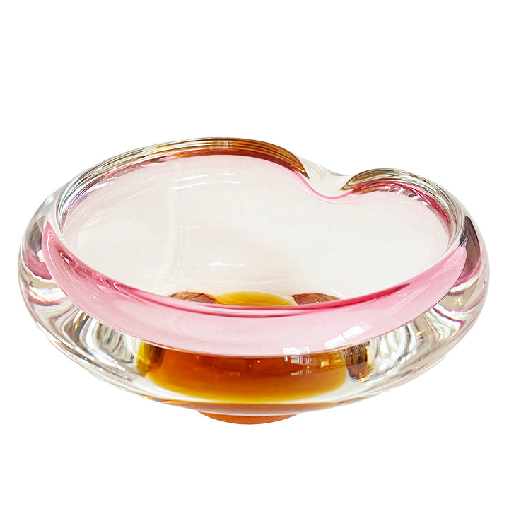 Pinched Murano Glass Bowl
