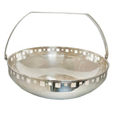 Jugendstil (Art Nouveau) Silver Bowl/Basket