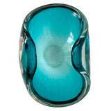 Teal Murano Glass Bowl