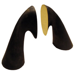 Pair of bookends #3654 in Patinated Brass by Carl Auböck
