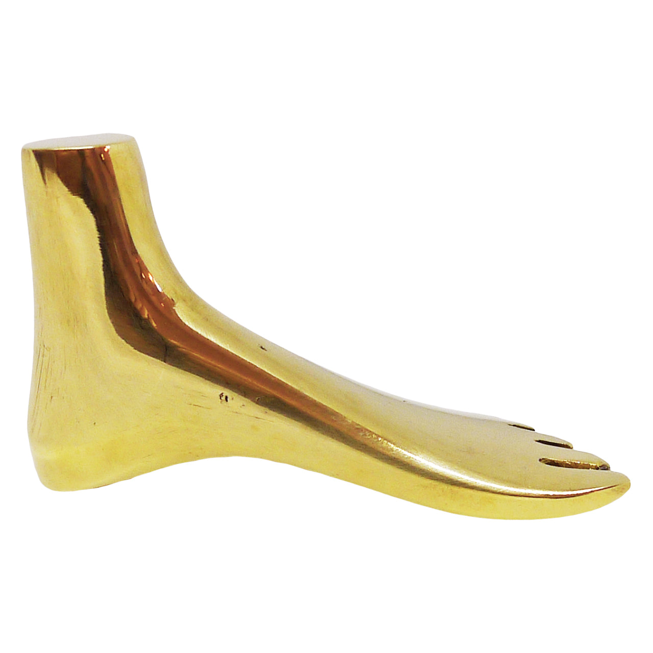 "Foot" #4273-3 Doorstop XL in Brass by Carl Auböck