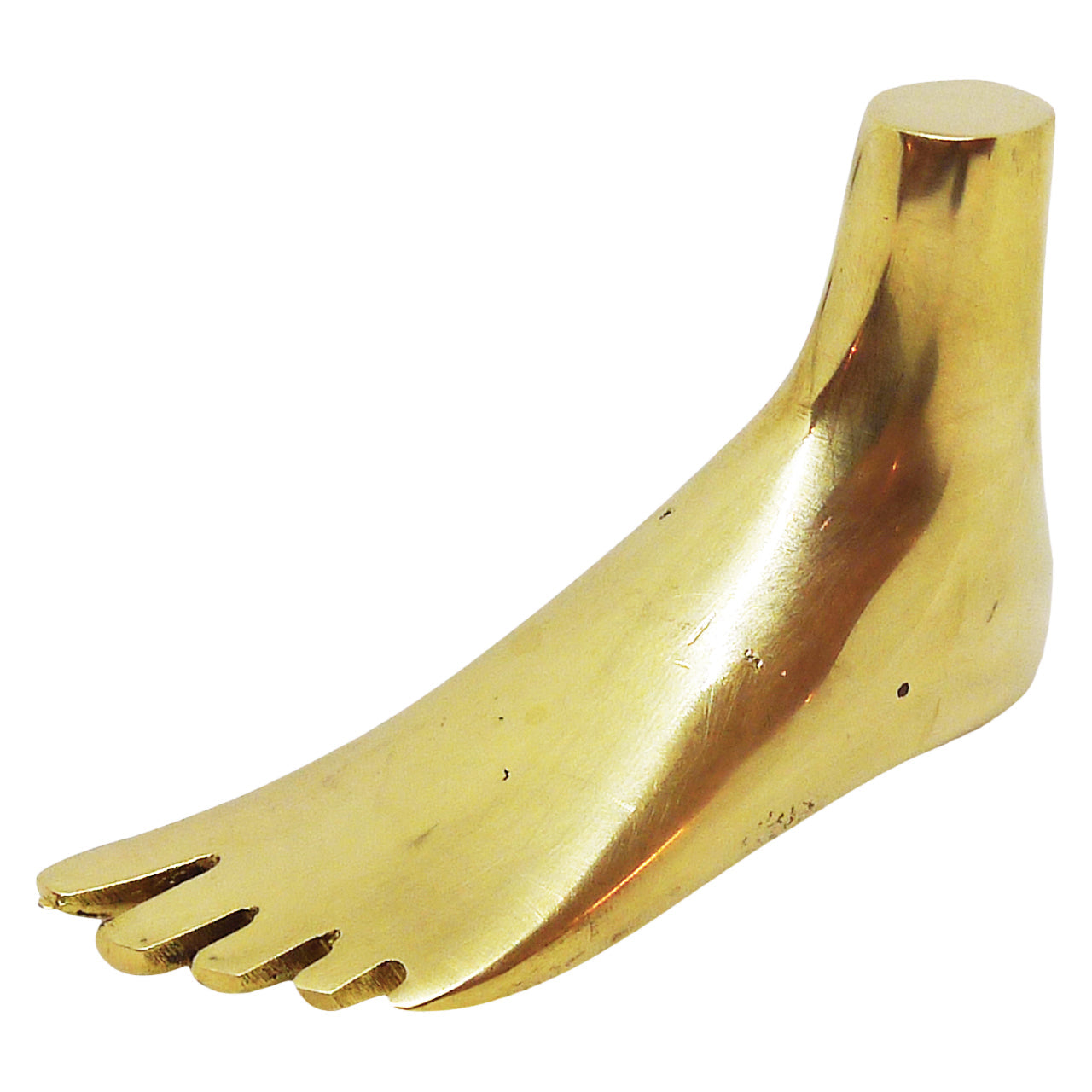"Foot" #4273-3 Doorstop XL in Brass by Carl Auböck