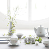 "Palatin" Tea Cup & Saucer with Monogram by Gottfried Palatin