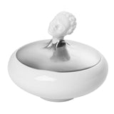 "Orient African" Sugar Bowl with Platinum Lid by Ena Rottenberg
