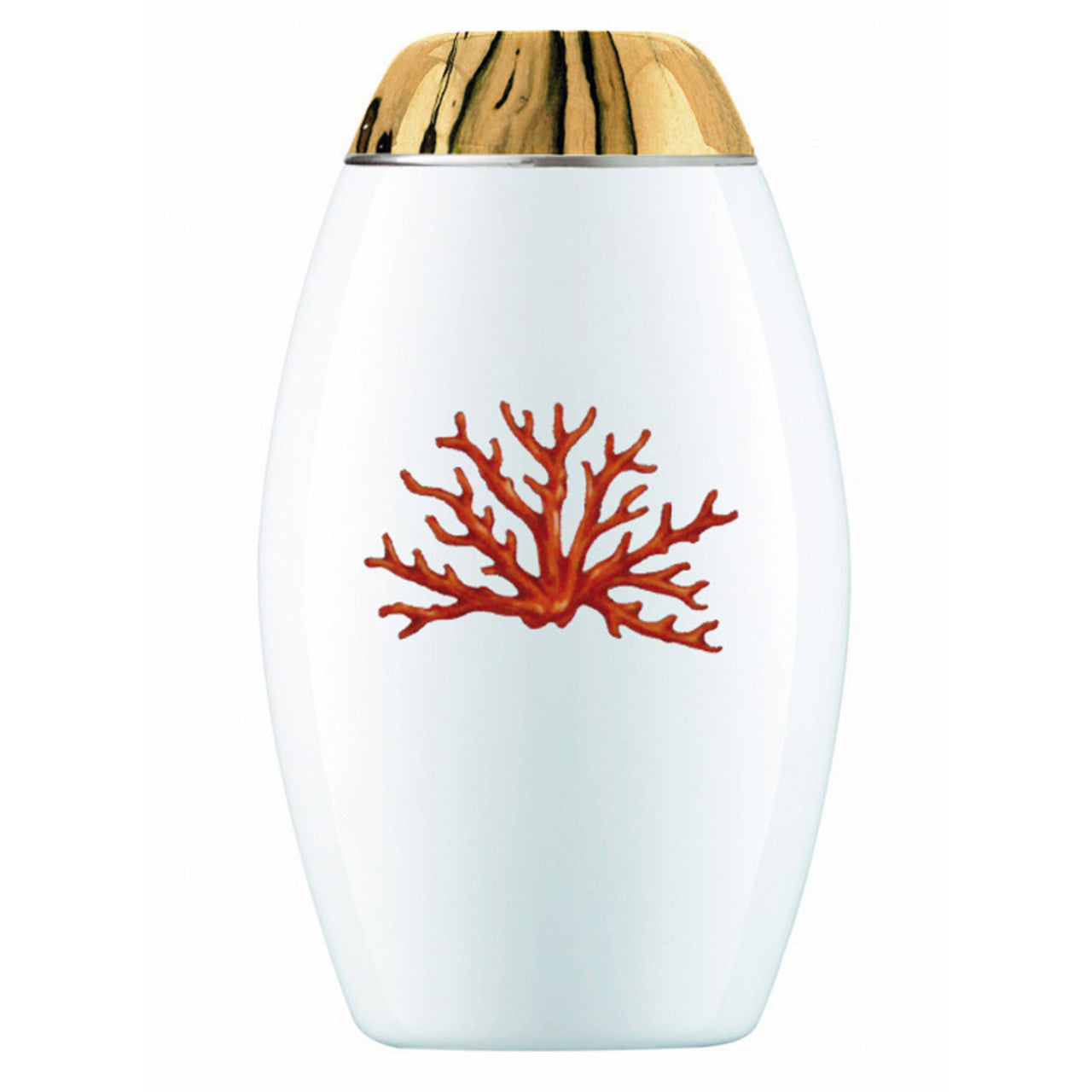 "Vario I" Vase with Gold Lid by Gottfried Palatin