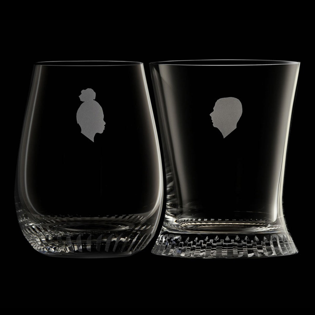 Pair of "J. & L." Tumblers Plain by BCXSY