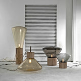 "Muffins" 852 Table Lamp Cognac Transparent by Lucie Koldova & Dan Yeffet