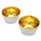 "Schubert" Champagne Bowl White & Gold by Augarten