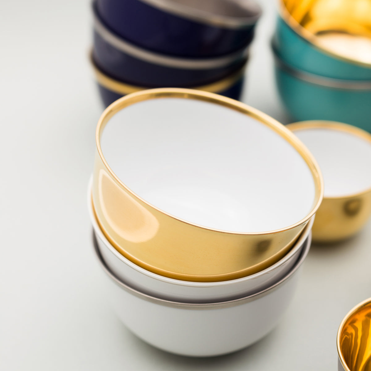 "Schubert" Champagne Bowl Cobalt Blue & Gold by Augarten