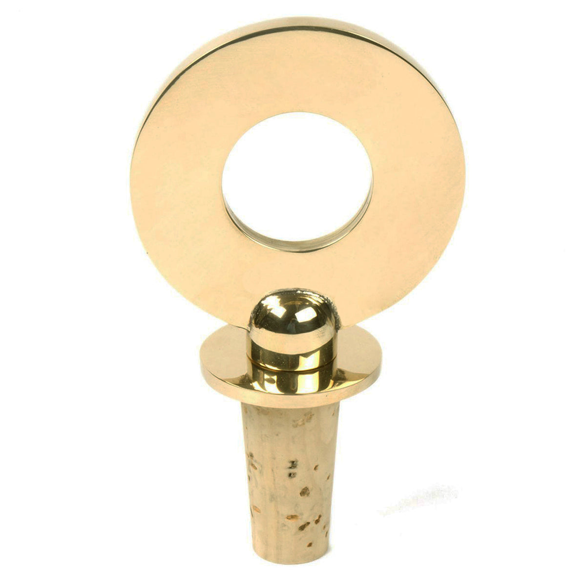 "Ring" #5971 Cork Stopper in Brass by Carl Auböck
