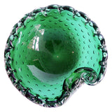 Emerald Green Murano Glass Bowl