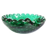 Emerald Green Murano Glass Bowl