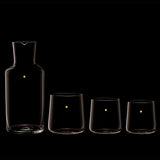 "Fortune" Set No. 283 Water Carafe with Gold Dot by Mark Braun