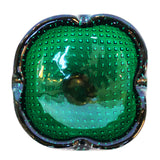 Emerald Green Murano Glass Bowl by Carlo Scarpa