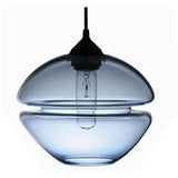 "Groove Low Orb" Amber Pendant Light by Furthur Design