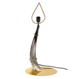 "Horn" Table Lamp #7255-1 by Carl Auböck