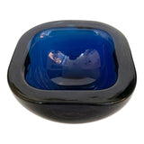 Blue Murano Glass Bowl by Gino Cenedese