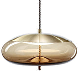"Knot Disco" Small Pendant Lamp by Chiaramonte Marin