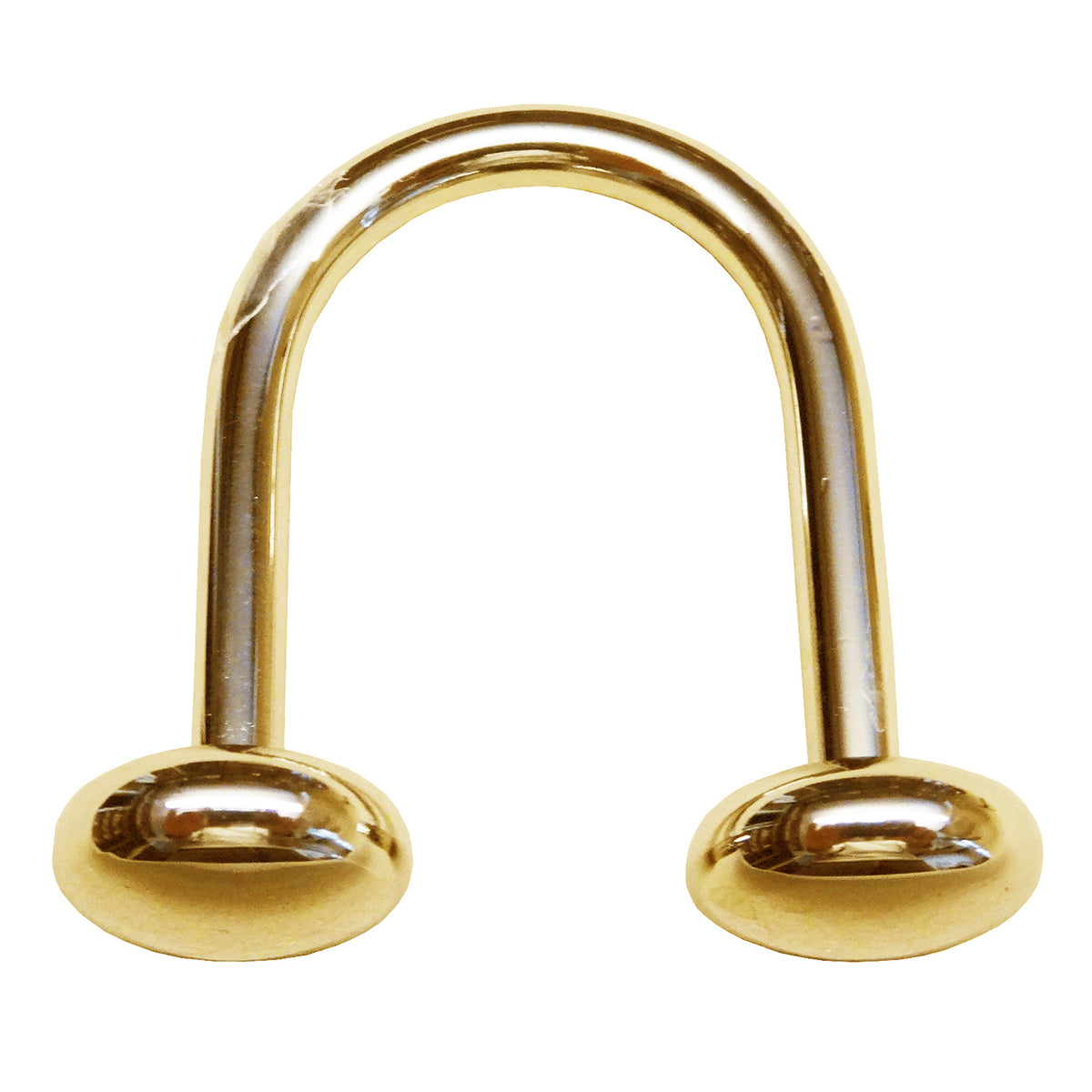 "U" #4617 Keyring in Brass by Carl Auböck