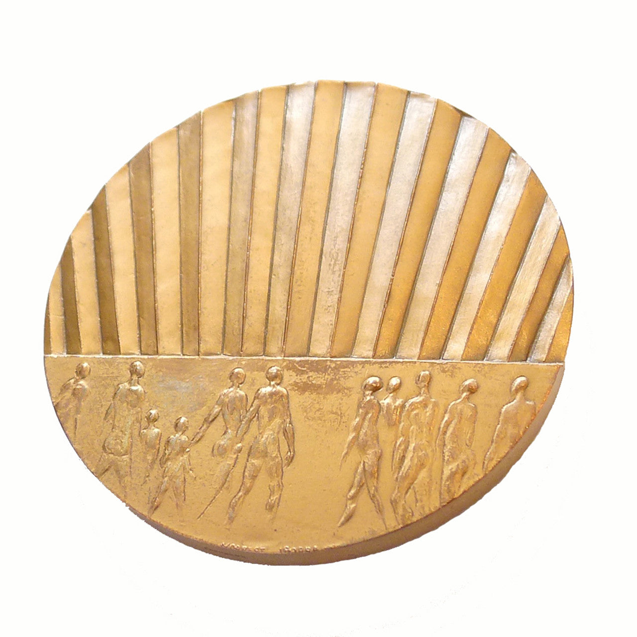 Modernist French Bronze Medal