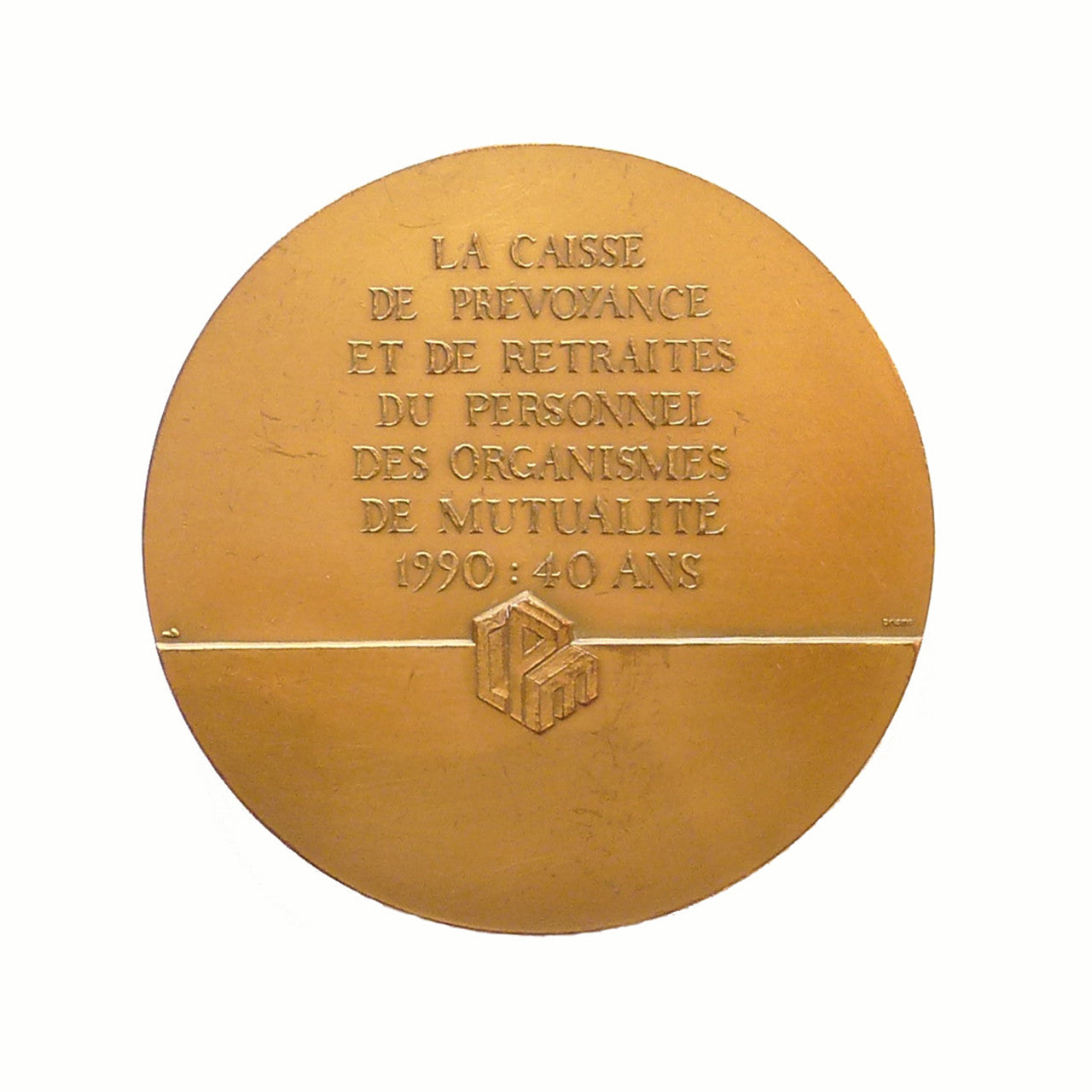 Modernist French Bronze Medal
