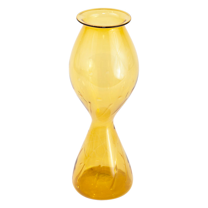 Yellow Mid-Century Modern Lauscha Vase