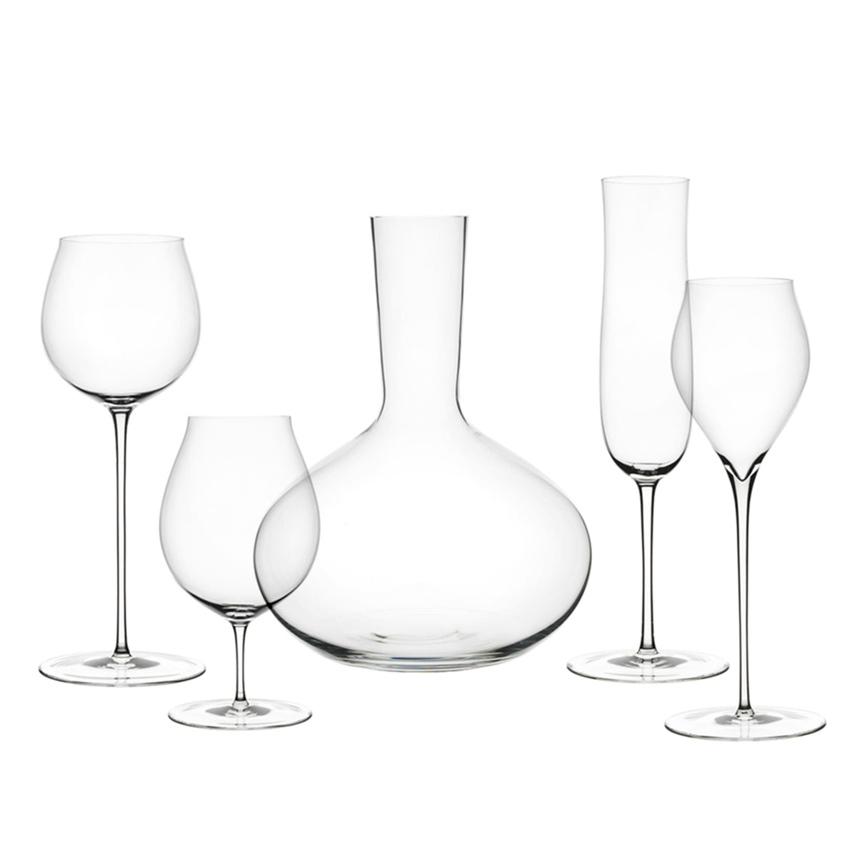 "Ballerina" Drinking Set No. 276 Water & Rich Wine Tasting Glass by Paul Wieser
