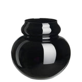 "Calabash" Flower Vase 3 in Black by Sebastian Menschhorn