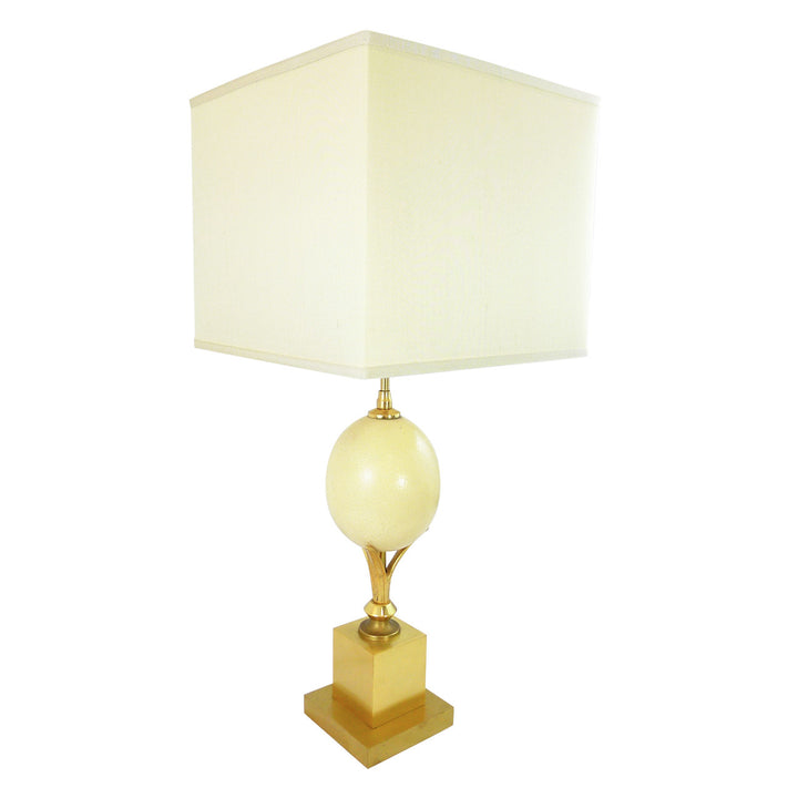 Ostrich Egg Table Lamp by La Maison Charles