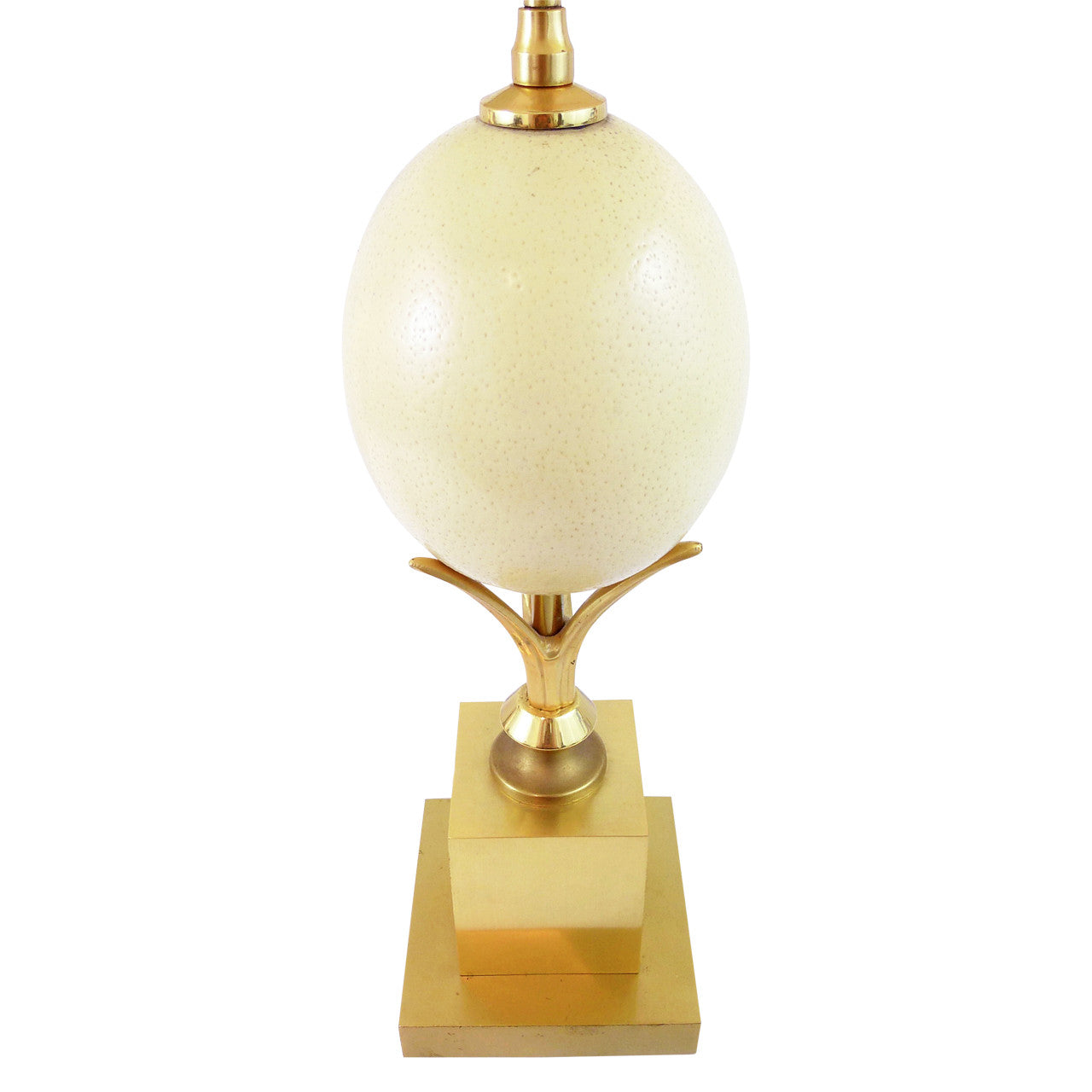 Vintage Ostrich Egg Table Lamp by La Maison Charles
