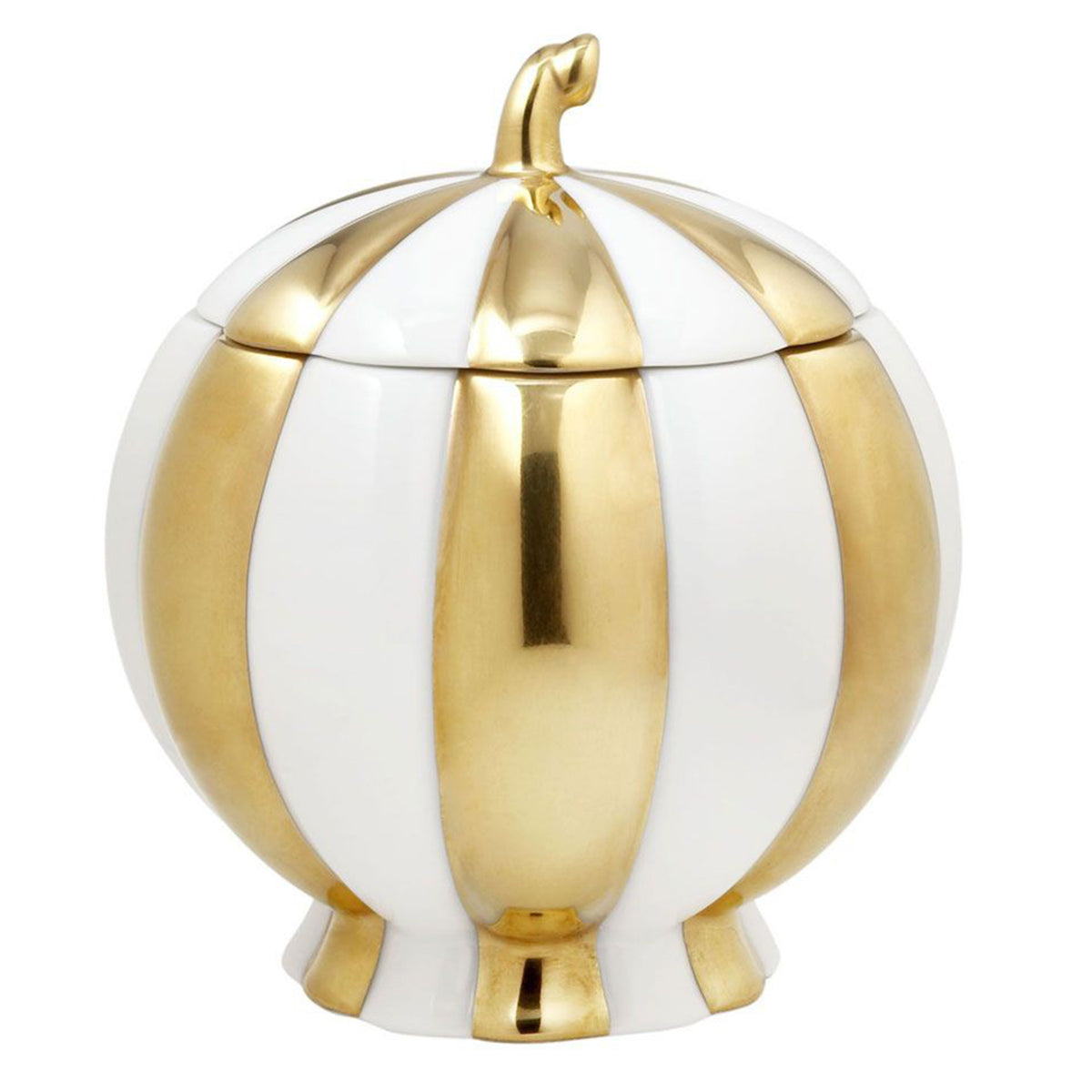 "Melon” Sugar Pot by Josef Hoffmann Gold