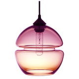 "Groove Orb" Amber Pendant Light by Furthur Design