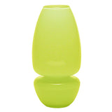Medium "Groove Pod" Vase Chartreuse by Furthur Design