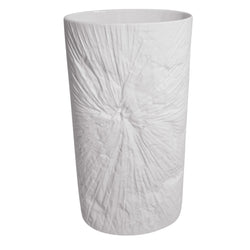 Modernist Oval White Bisque Vase by Martin Freyer