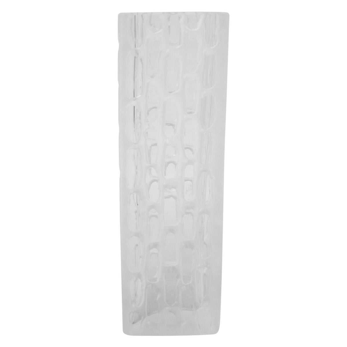 Square German Modernist Glass Vase